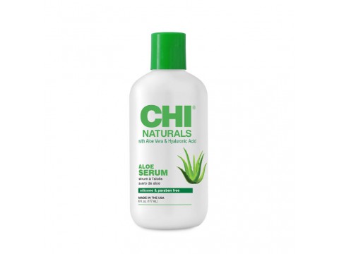 CHI CARE NATURALS Aloe vera plaukų serumas su hialurono rūgštimi, 177 ml